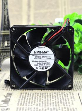 原装NMB3110KL-04W-B7080258CM12V0.38A两线滚珠散热风扇