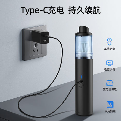车载吸尘器手持小型高吸力家车两用无线吸尘器大吸力车用吸吹尘器