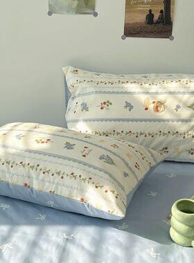 2025新款纯套棉床上四件套网红全棉10被套0床WNB单罩学生被宿舍三