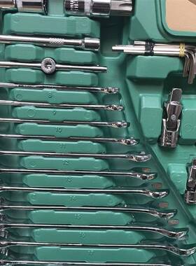 德板国品质216件修装多VHZ功能筒套扳手套装组合套管棘轮手修套车