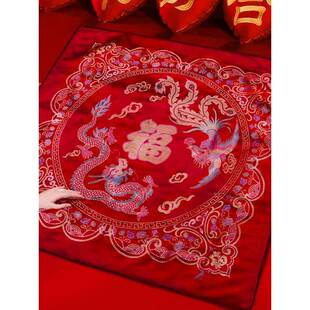 被结被子坐福福垫新娘喜垫婚房布置装婚饰床上OCJ喜婚庆陪嫁用品