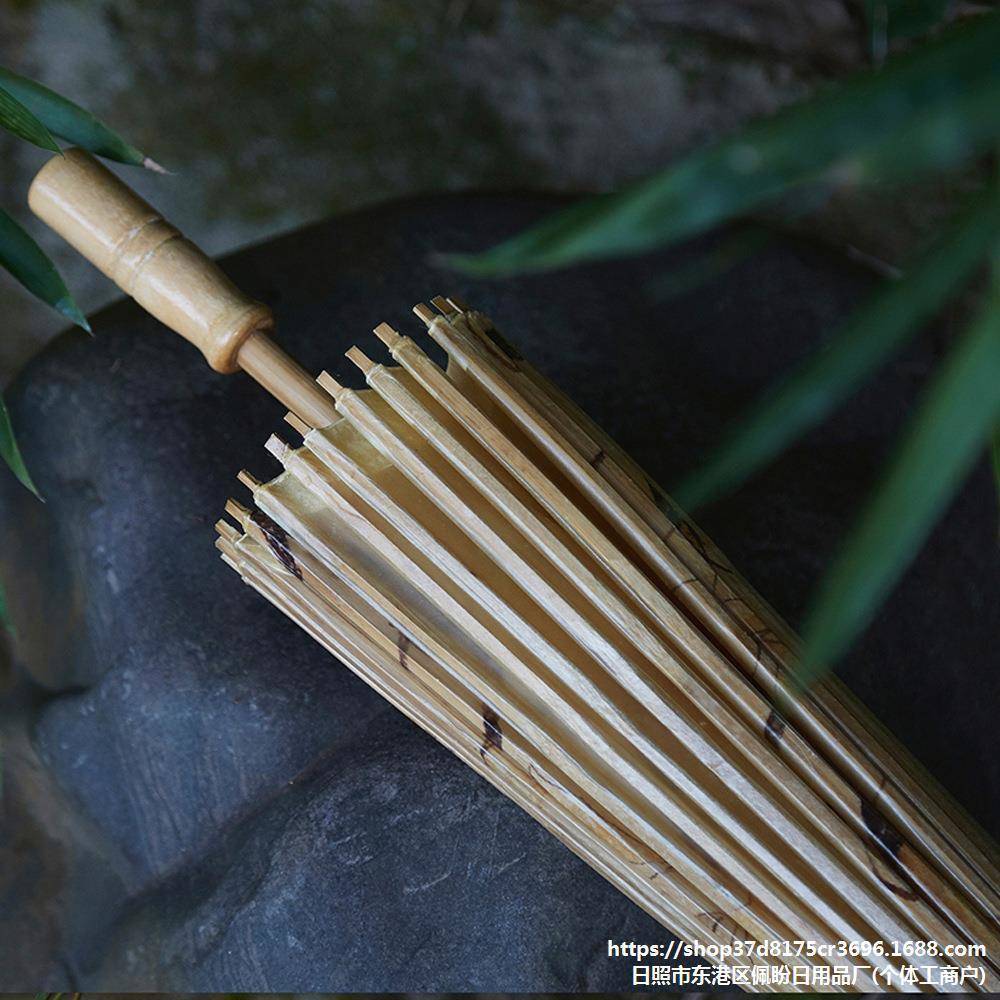 古风油纸蹈伞仿古影雨女汉服伞纯手工摄舞伞道具GHZ防防晒实用桐