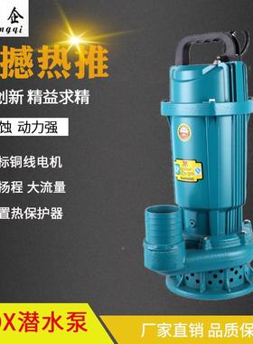 22RLY0V扬程农用灌溉井水抽Q水机X小型高潜水泵人民款全铜电机2.D