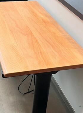 榉木桌板台层面亚克XLW力字餐桌书桌吧台一隔板置物架板实木桌面