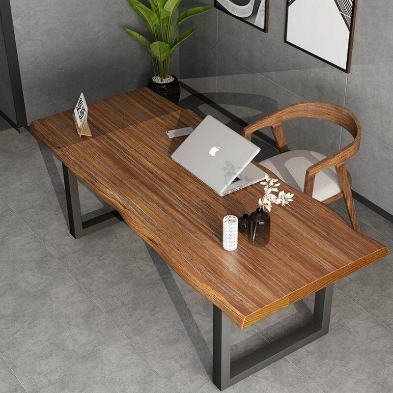 实约木HNI办桌加厚原木实木桌子电脑长条组合会书桌简家公用议桌