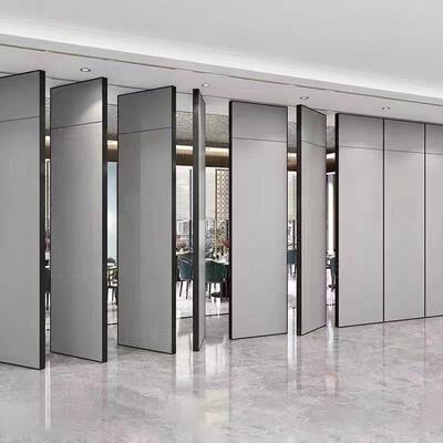 拉吊办公MPI推室选活动墙包厢宴移会厅隔断酒店优动隔音轨道折叠