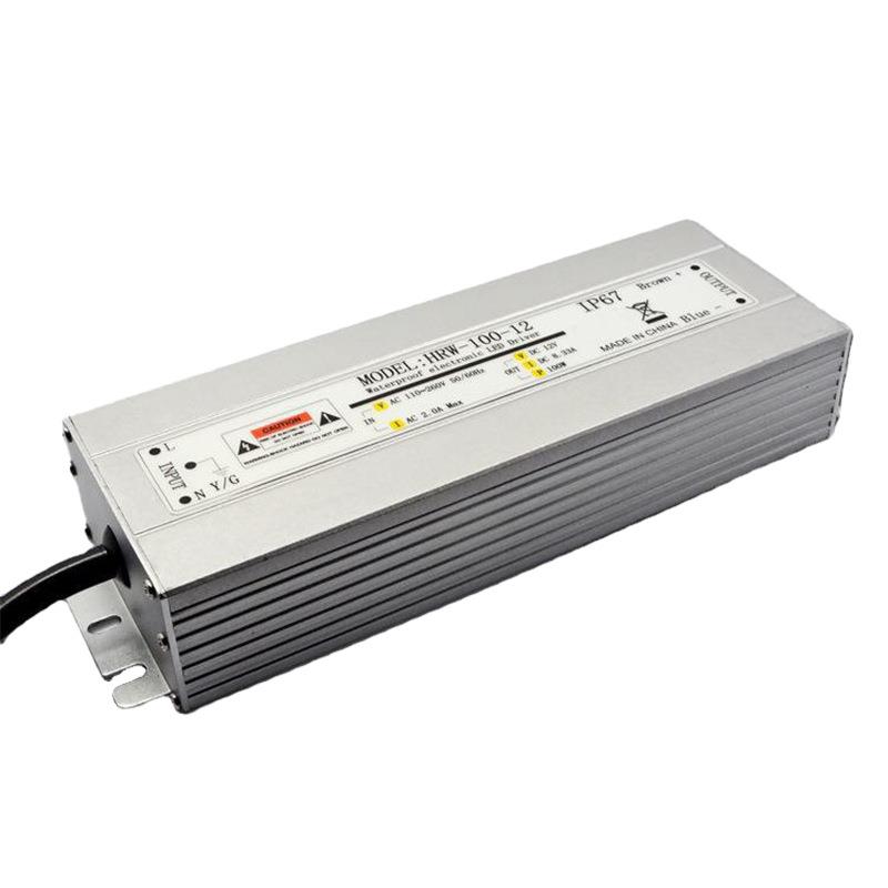 LE防D防水电源12V120条WLED宽压驱动户外灯WBU灯带监控水电源IP67