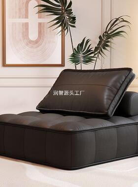 豆合腐红块单沙发网懒人沙发卧室人QBD小沙发休闲极简方块组型榻