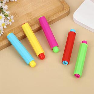 套支装粉笔粉笔夹壳师专5用免脏教手握笔GRU器延长器防粉尘黑板报