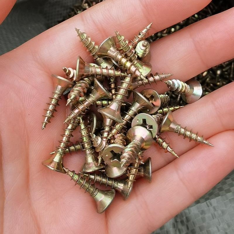 镀锌纤维板钉镀彩锌高强度十字头自攻丝螺沉十字自攻TFM螺钉