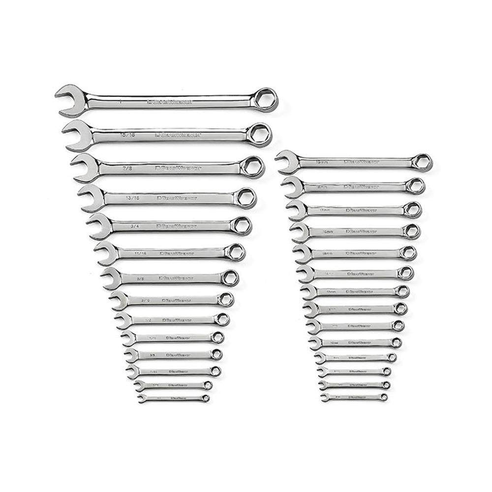 GEARWRENCH28件套开口六角两用扳手套装公制和英制81923