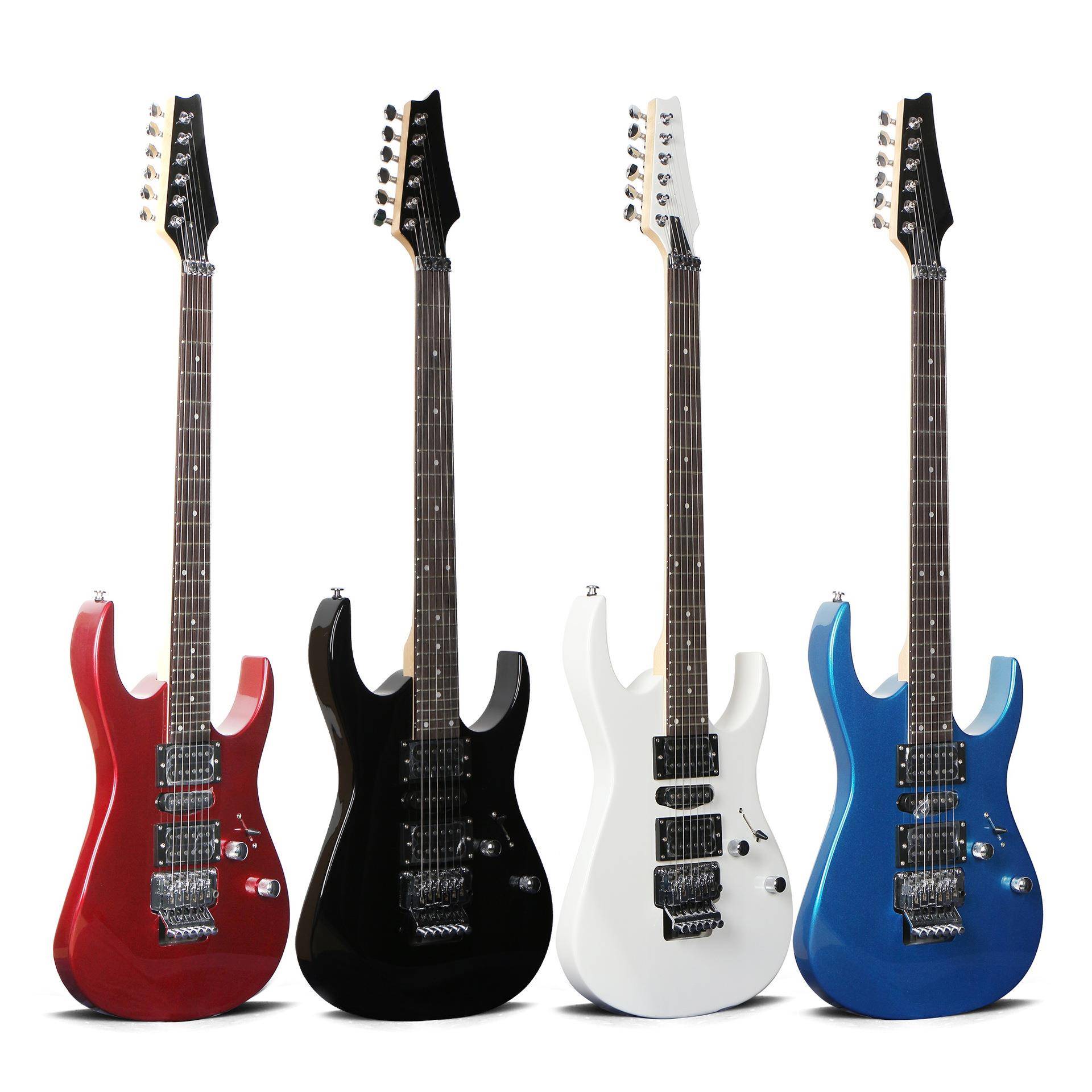 设计者电吉他双摇专业摇滚双单双拾音器电吉它guitar工厂实木