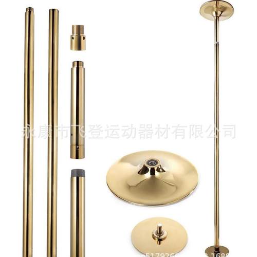 外贸出口热卖欧美家用跳舞管钢管舞可调节可固定健身杆可静