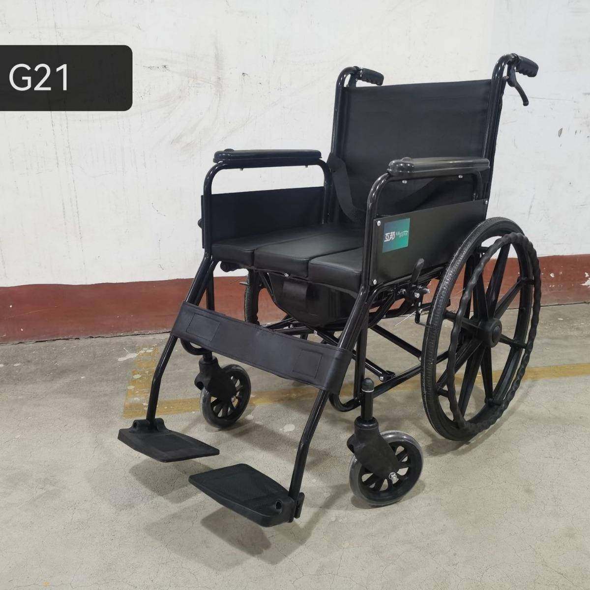 互邦轮椅车折叠老人专用手推车便携式代步车残疾瘫痪G21可折叠