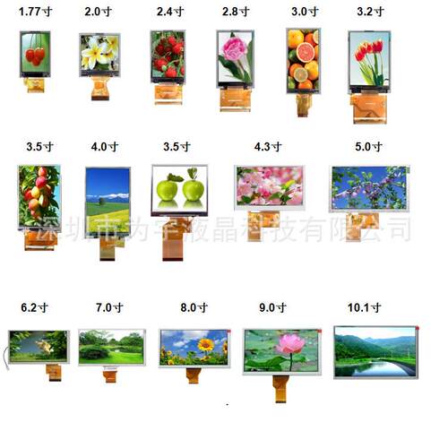 群创7寸/8寸/9寸10.1寸LCD工控屏800*480/1024*600电容液晶显示屏