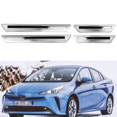适用于23款丰田普锐斯PRIUS60系门槛条车门脚踏板不锈钢护板装饰
