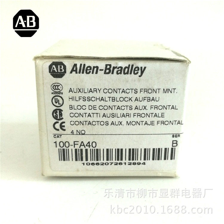 Allen-Bradley罗克韦尔AB接触器辅助头100-FA40100-FB04