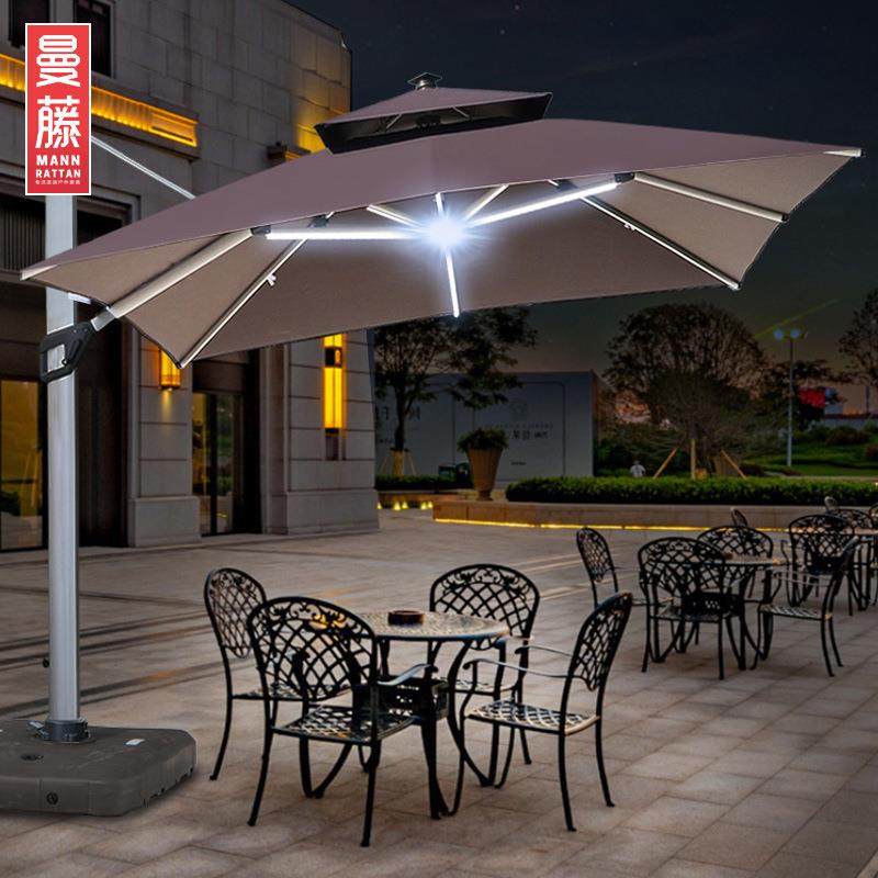 户外遮阳伞庭院伞室外大太阳能伞带LED灯罗马雨伞花园大型摆摊伞,机械设备,其他机械设备,淘宝优惠券,粉丝福利购,淘宝优惠卷