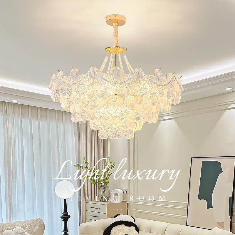 法式轻奢客厅吊灯2024年网红款温馨奶油风餐厅卧室灯珍珠创意灯具,纺织面料/辅料/配套,纺织机械配件,淘宝优惠券,粉丝福利购,淘宝优惠卷