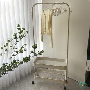 挂衣架落地学生宿舍简易衣架置物架寝室可移动收纳架单杆式衣帽架