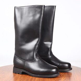 3516厂上线轮胎底坦克靴真皮高筒皮靴骑士靴阅兵依仗队骑马靴男靴