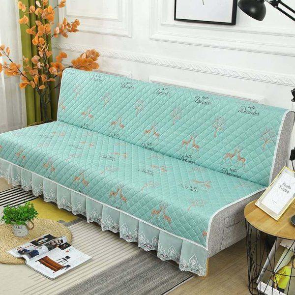 可折叠沙发套罩四季通用简易小型单人三人两用防滑全盖沙发床罩垫