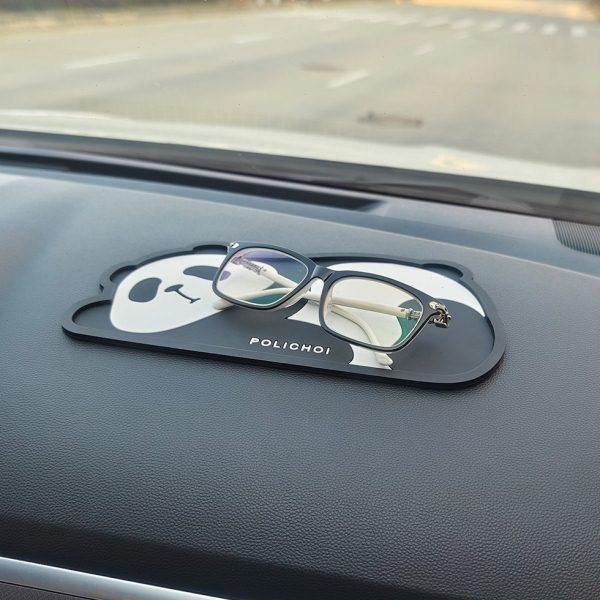 可爱车载汽车卡通萌宠前台摆件中控台仪表台手机固定耐高温防滑垫