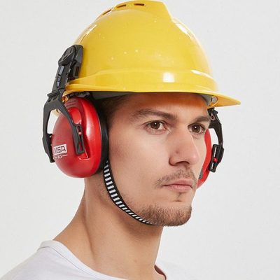 MSA/梅思安防噪音耳罩头盔式防护耳罩SOR14012工业降噪耳罩耳塞