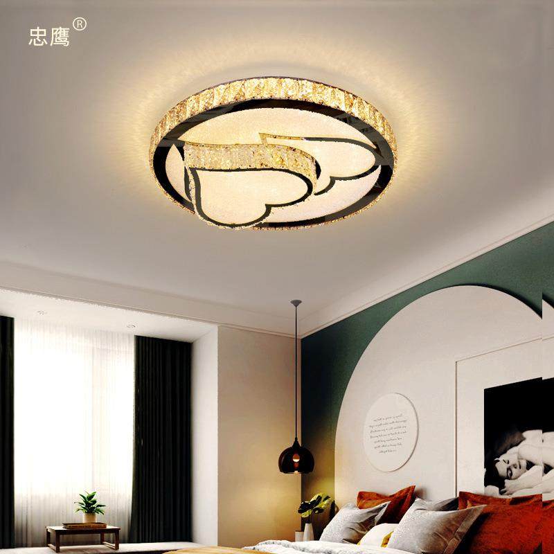 LED吸顶灯圆形卧室灯高档水晶房间灯温馨家用主卧室智能语音灯具,收纳整理,烫衣板及配件,淘宝优惠券,粉丝福利购,淘宝优惠卷