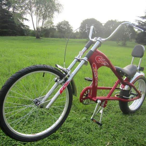 经典复古哈雷自行车单车欧美炸街Chopper