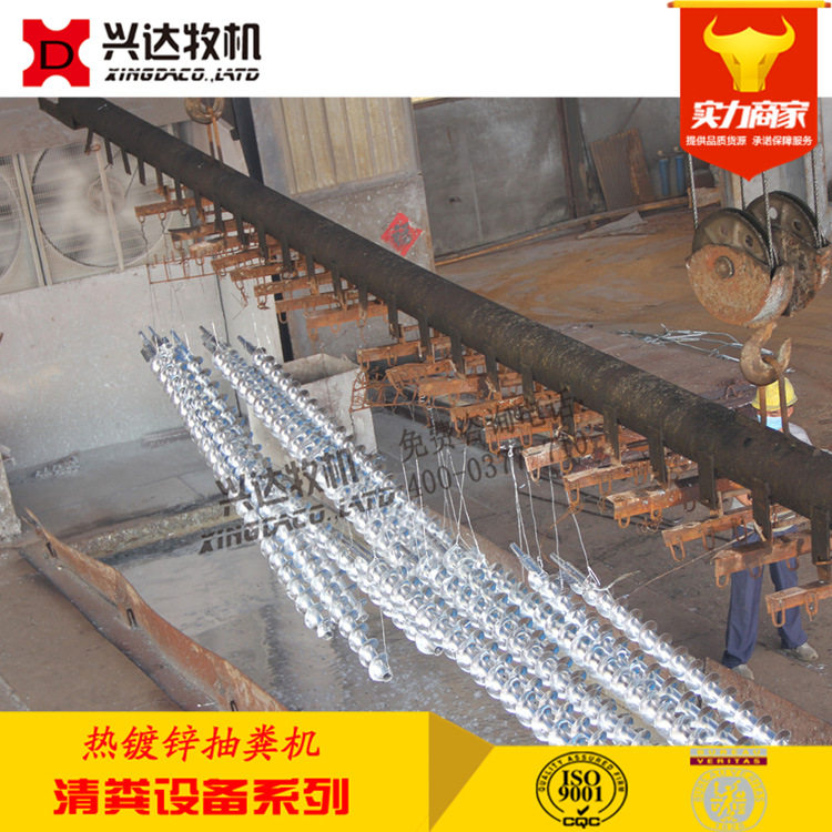 热镀锌鸡场专用抽粪机 鸡舍清洁设备 兴达牧机实力商家