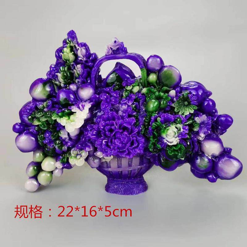 仿寿山石雕紫云母石一览富贵摆件客厅书房摆饰品