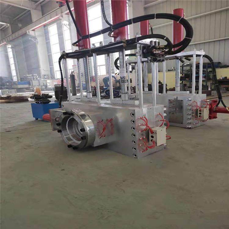 山东纳金塑料造粒机液压模头造粒设备液压换网器