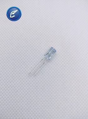 F5内凹两脚冰蓝色透明单闪节日装饰树灯5mmLED灯珠发光二极管