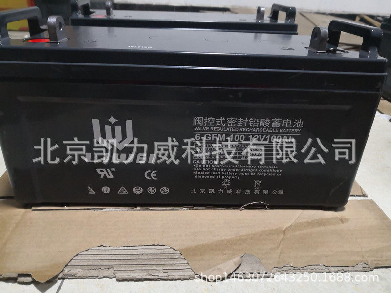 力威蓄电池6-GFM-100(12V100AH)ups电源直流屏