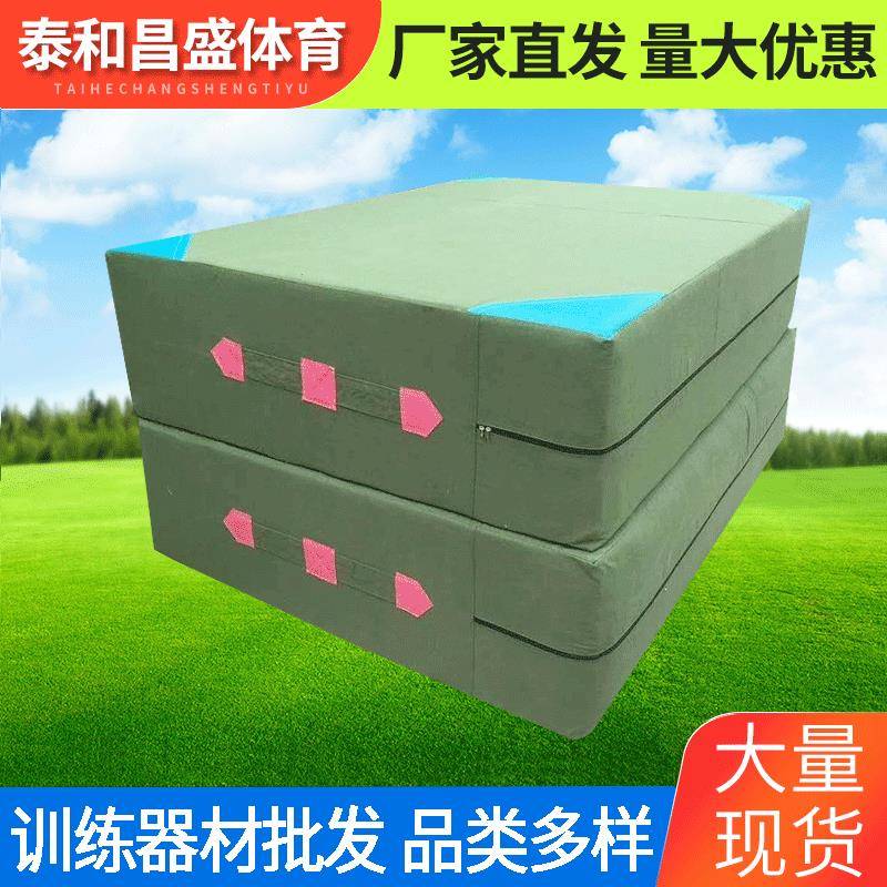 体操垫跳高保护垫折叠跆拳道武术加厚垫子仰卧起坐训练防护海绵包
