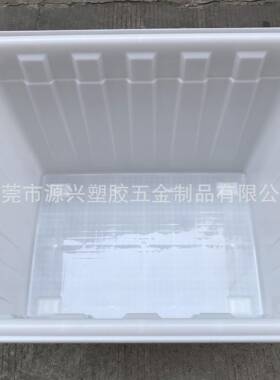 300升白色轮带转箱LVE400L食品收纳塑料水箱6轱00L服装辘胶周框方
