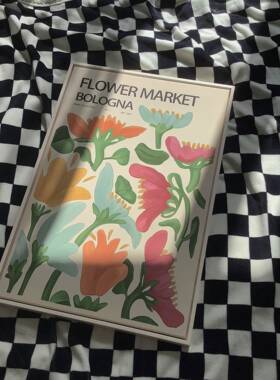 北欧is装饰画小清新摆画花SQ421-3象卉客厅背景n墙落地壁画卧室风