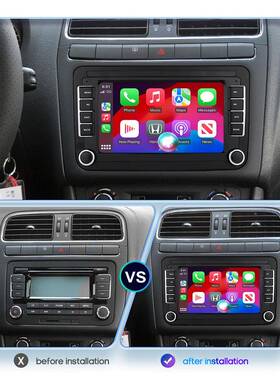 适用于大众7寸通车用车机中控屏航车83025载导仪安卓汽车倒影像一