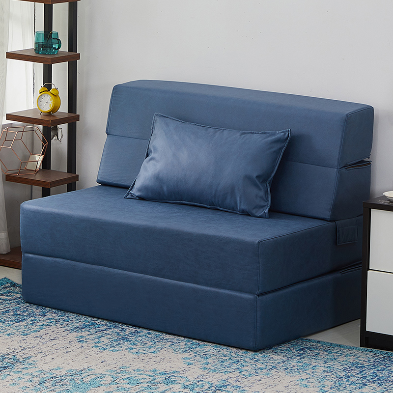 高密度折叠海绵床垫午休打地铺睡垫科技布K办公室座垫榻榻米垫定