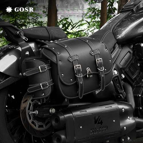 电动摩托车装古复通用型边包边箱马鞍包侧边包边包配件改车骑士包