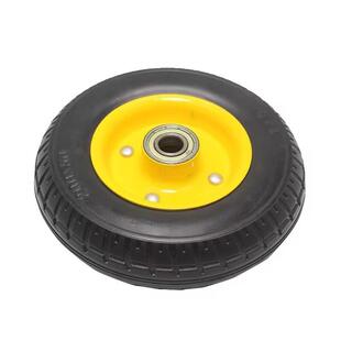 厂应400-8发泡轮实心轮工矿112轮拉车供轮斗车轮力车家轮