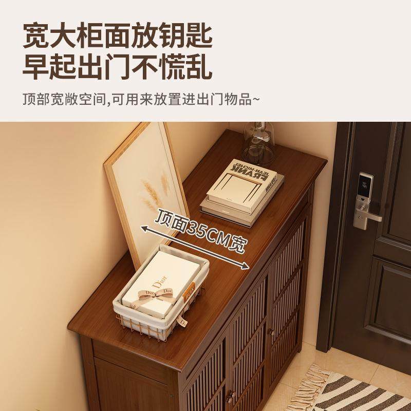 鞋架柜室内收ODJ大纳神器家用架楠子门口多层宿舍防鞋尘容量竹百