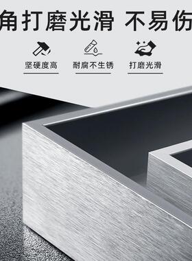 3台0特厚UJS不锈钢门工作厨房操作台面案板切菜桌拉子家商用储4物