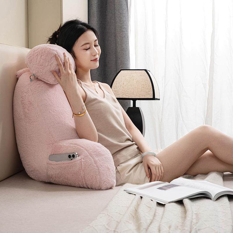 头枕软包大护靠背垫单人床床上靠背枕头飘窗沙发学靠生宿舍腰5490