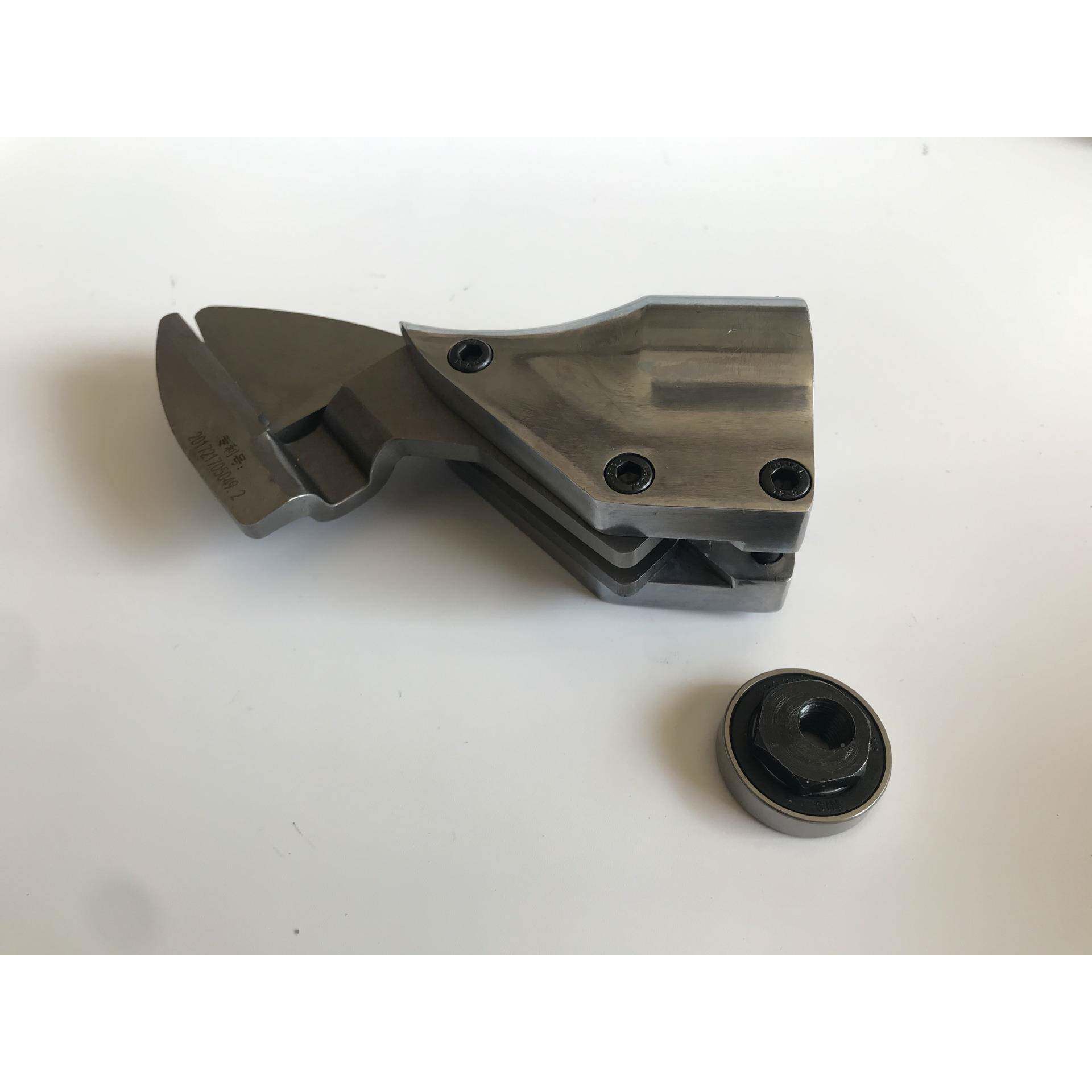 通用电金网刚剪刀刀头26v88v伏锂电电动剪刀380头铁皮不锈钢剪刀