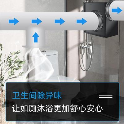 静音管道机商用抽油烟机大功率金属抽力风火锅店厨98房通风强风换