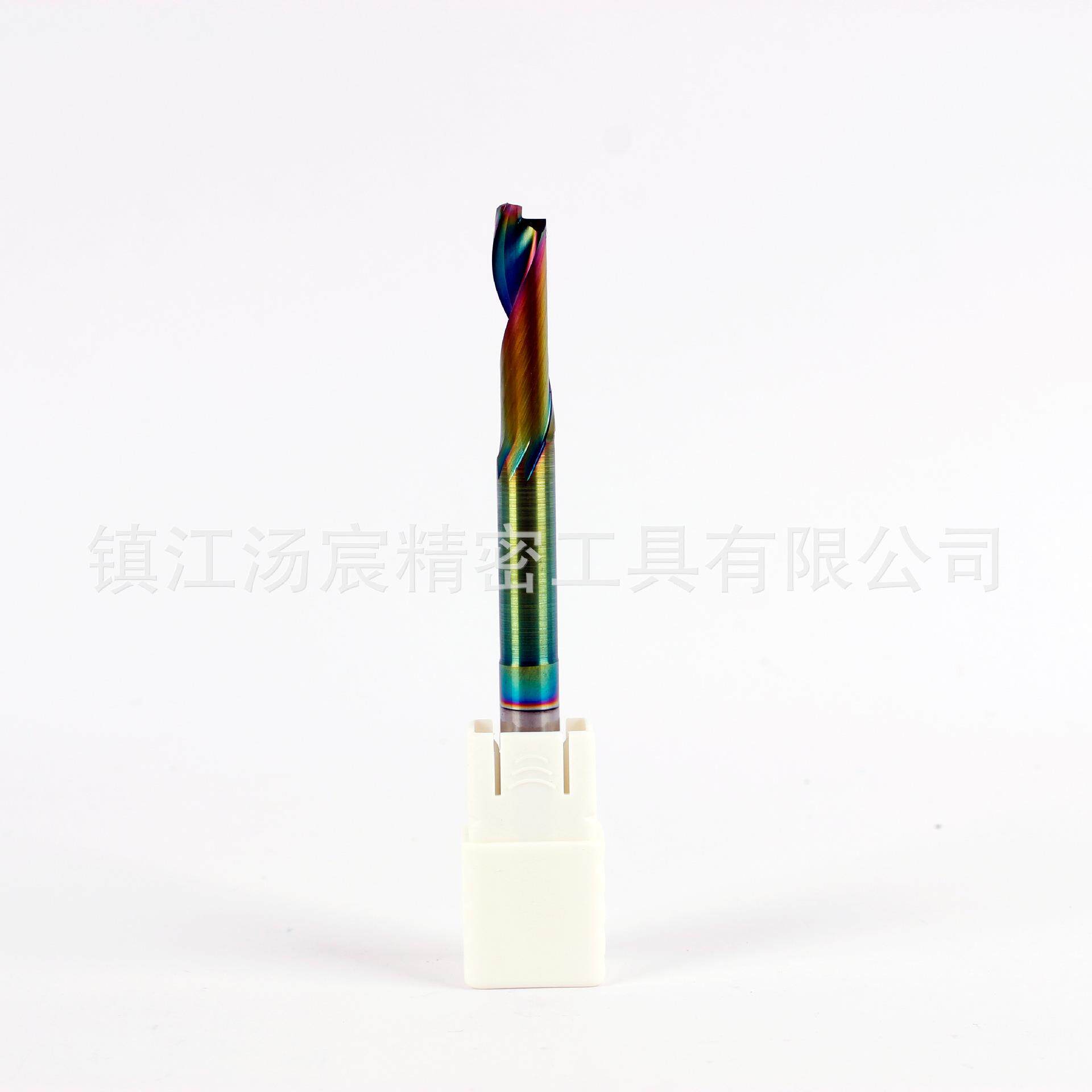 钨钢刃单刃仿形铣刀七彩涂层单用铝刃铣刀硬质合105金单铣刀
