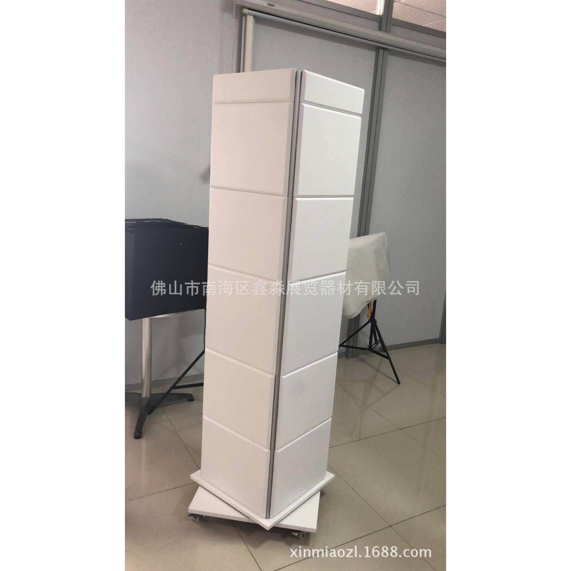 旋转三角样品架五FHE金把手览门窗家具示锁具展厅展四角中岛展展