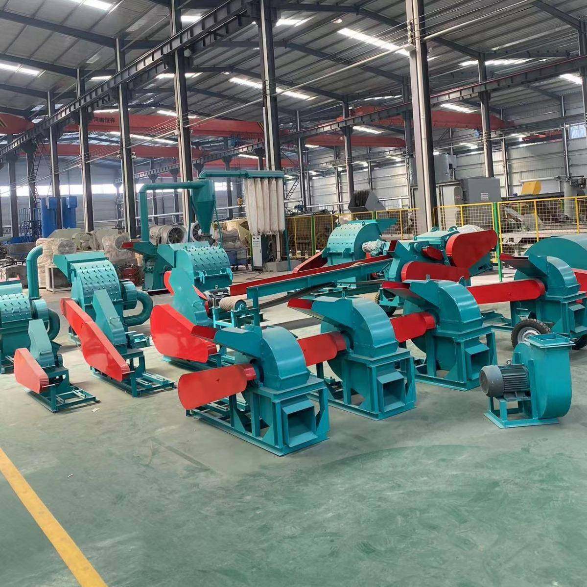 大型移动碎机鼓式板木材模破碎竹机秸秆木废900木竹子材粉碎机